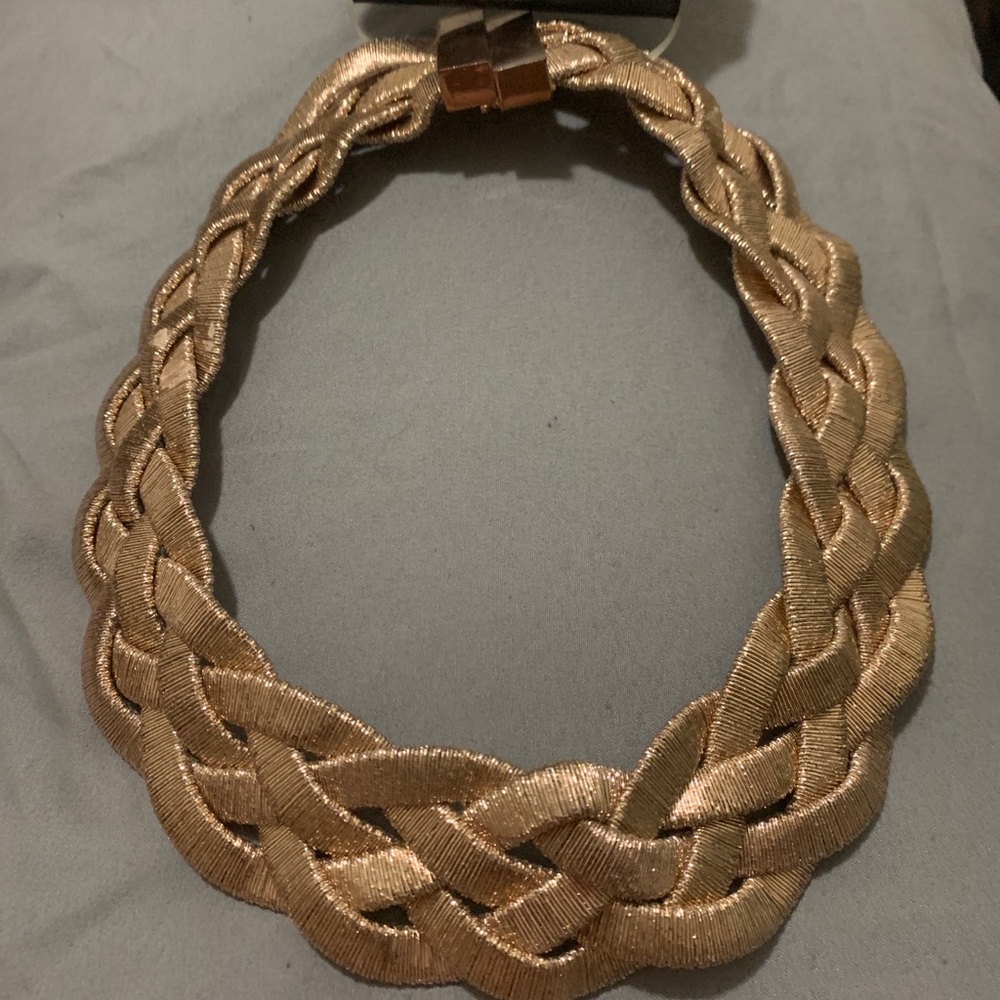Braided Chocker Necklace. New.